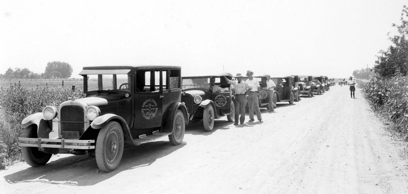 Ag Extension Touring Merced County, circa 1920s