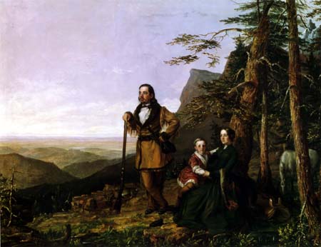 William Jewett's popular painting, 'The Promised Land' (1850)