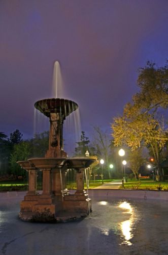 Laura Fountain in Merced by Andy Tolsma