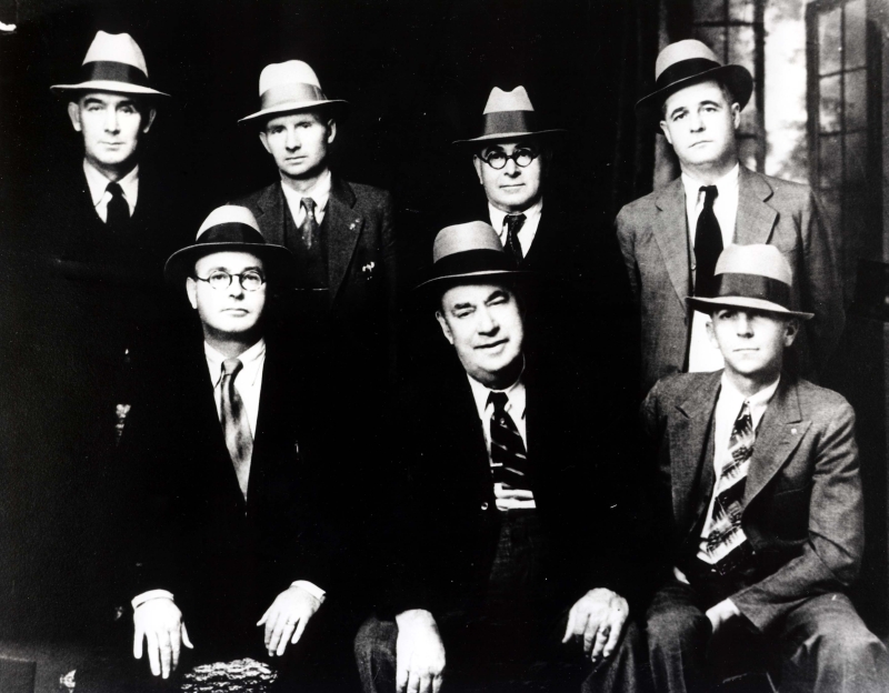Sheriff White (Back with Glasses) and Deputies, 1926