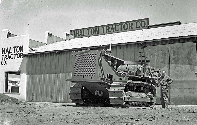 Halton Tractor Co. at 64 W. 16th Street, Merced, 1946
